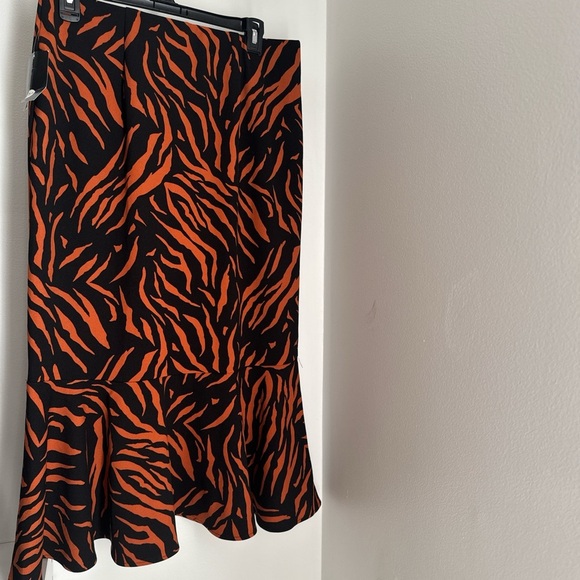 Orange and Black Messini Skirt - Picture 1 of 6